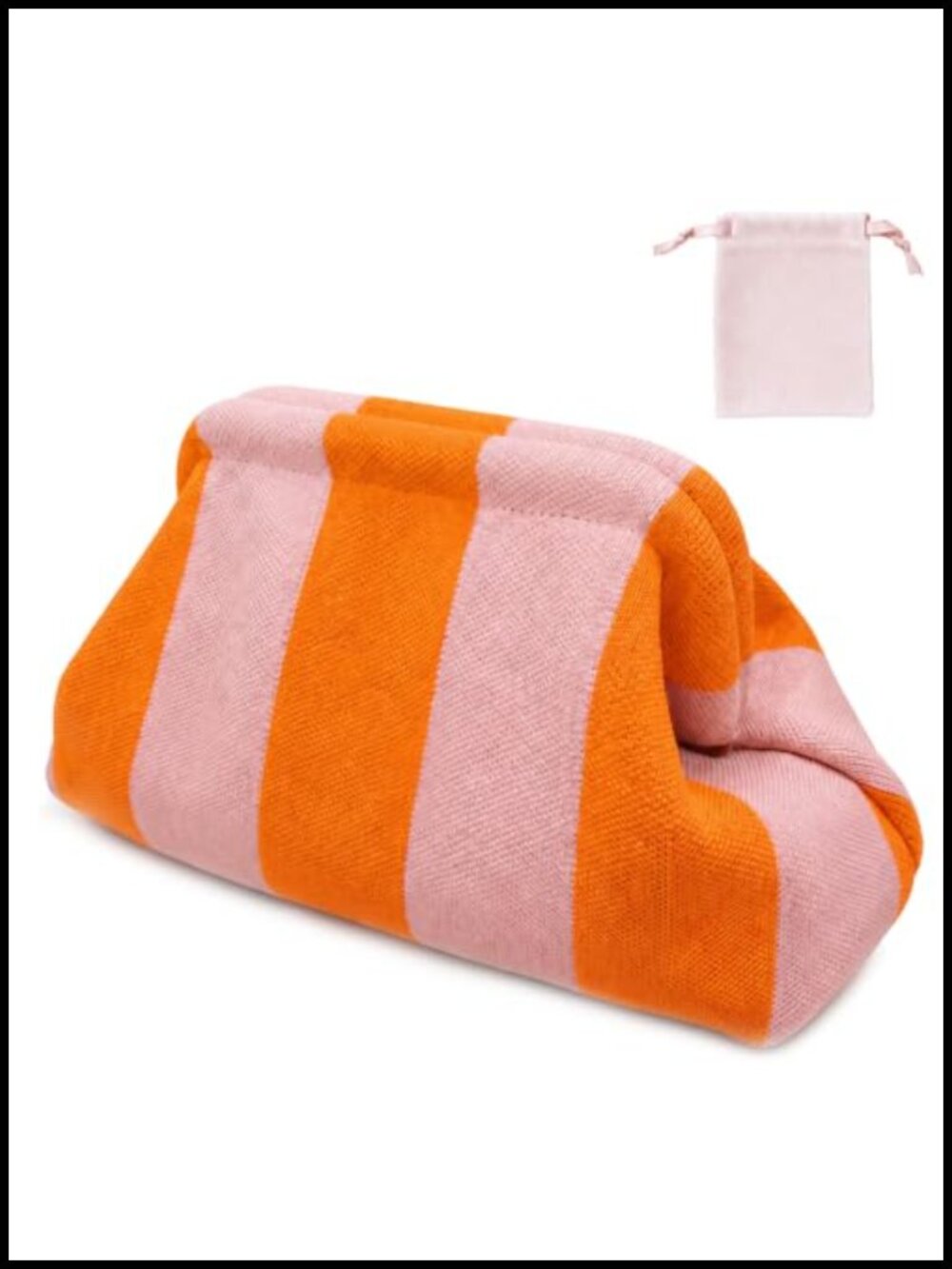 Crochet Knit Mahjong Tile Bag Pouch Dice Game Storage
